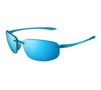 Maui Jim Hookipa Gafas, Shiny Transparent Blue, 64-14-140 Unisex Adulto