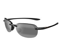 Maui Jim Unisex Maui Jim MJ0408S 001 Gafas de sol Inyectado Negro Gris Cuadrada