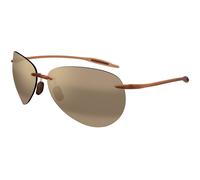 Maui Jim Unisex Maui Jim MJ0421S 002 Gafas de sol Inyectado Marrón Bronce Piloto