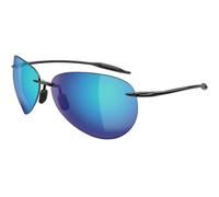 MAUI JIM Blue Hawaii Sugar Beach Shiny Black Gafas, 63-12-135 Unisex Adulto