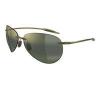 Maui Jim Unisex Maui Jim MJ0421S 007 Gafas de sol Inyectado Verde Verde Piloto