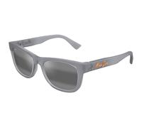 Maui Jim Kaulike Sunglasses, Matte Transparent Grey, 53-19-145 Unisex Adulto