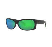 Maui Jim Unisex Sunglass Equator - Color del Marco: Negro Mate, Color de la Lente: MAUI GreenU+00AD Mirror Polarized