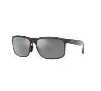 Maui Jim Unisex Sunglass Huelo - Color del Marco: Gris, Color de la Lente: Neutral Grey Polarized