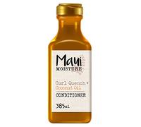 Maui Moisture Curl Quench + Coconut Oil, Acondicionador Pelo Rizado 385 ml | Desenreda y Define, Con Aceite de Coco, Manteca de Papaya y Extracto de Plumería, Vegano, Sin Sulfatos ni Siliconas