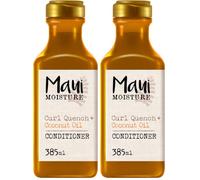 Maui Moisture Curl Quench + Coconut Oil, Acondicionador Pelo Rizado 385 ml (Paquete de 2)