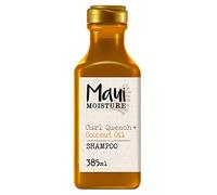 Maui Moisture Curl Quench + Coconut Oil Champú Pelo Rizado Natural, 385 ml | Desenreda y Define, Con Aceite de Coco, Manteca de Papaya y Extracto de Plumería, Vegano, Sin Sulfatos ni Siliconas
