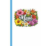 MAUI - Version 6 (White) • A Tropical Island Journal • Diary • Notebook • Composition Book • Logbook: Paradise Themed & Inspired | For Writing, Notes, Travel, & Everyday Use | 6x9 Inches | 100 Pages