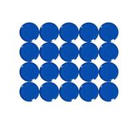 Maul - 20 mm 0.3 kg Imanes Maulpro de alta calidad redondos para pizarras - (Paquete de 20), color azul