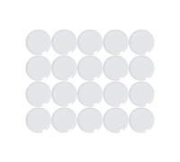 Maul, 20 mm 0.3 kg Imanes Maulpro de alta calidad redondos para pizarras, (Paquete de 20), color blanco