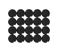 Maul - 20 mm 0.3 kg Imanes Maulpro de alta calidad redondos para pizarras - (Paquete de 20), color negro