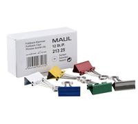 MAUL 21325, 99 Foldback Clips de surtidos, (B) 25 mm, sujeción hasta: 9 mm