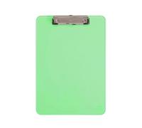 MAUL portapapeles A4 31.6 x 22.5 x 1.4 cm | Clipboard de plastico en formato DIN A4 vertical | Portapapeles con pinza A4 para guardar papel | Pinza metálica | Verde