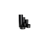 MAUL 41155-90 MAULdeskbox 4115590-Portalápices (6 compartimentos), color negro, 15 x 12,5 cm