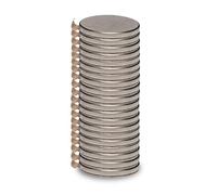 Maul 6167196 de neodimio imán autoadhesivo, diámetro: 10 x (H) 1 mm