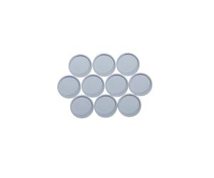 Maul 6172384, Conjunto de imanes Polipropileno Redonda, 8,4 x 30 mm, 10 uds., Gris (Grau)