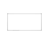 Maul 6304084 pizarrón Blanco Plastic Magnético, Accesorio Pizarra (Fixed, Plastic, Aluminium, Horizontally/Vertically, Grey, 1800 mm)