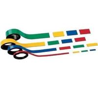 MAUL 65203, 25 tiras magnéticas, (B) 10 mm (L) 1.000 mm, Rojo