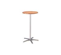 Mesa alta, Ø 600 mm MAUL, 1100 mm de altura, armazón plateado