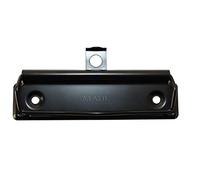 MAUL Abrazadera de metal para montaje en metal, plástico, madera, con ojal para colgar, también para manualidades y manualidades, ancho de 10 cm, sujeción de 0,8 cm, color negro