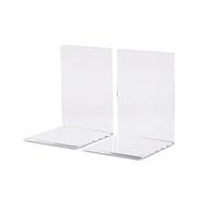 Maul Bookends - Sujetalibros (2 unidades, 10 x 10 x 13 cm), transparente
