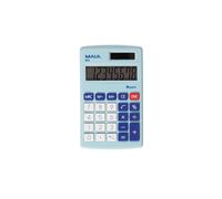 Maul Calculadora Bolsillo M 8 Azul Claro compacta Solar