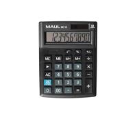 MAUL calculadora Bolsillo MC 10 | Pantalla Grande de 10 dígitos | Calculadora Oficina con Funciones básicas | Calculadora con batería y energía Solar | 13,7 x 10,3 x 3,1 cm | Negro