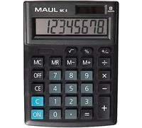 MAUL Calculadora Mesa MC 8 Negra LCD 8 dígitos Solar y Pila