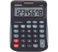 MAUL Calculadora MJ550 Gran Pantalla Angular 8 Dígitos 15,5 x 11 cm Todas Las Fu