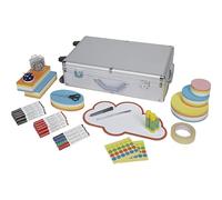 MAUL carrito de presentación MAULpro 63x38,5x19,5 cm | Maletín presentación de plástico resistente | Maletín con 2.923 piezas | Incluye tarjetas de presentación, tijeras, rotuladores