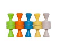 MAUL Imán cónico de neodimio, diámetro 12 mm, multicolor