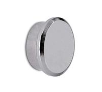 Maul, Imán de neodimio de 22 mm de diámetro, 8 kg de fuerza de sujeción, mini imán fuerte para pizarras magnéticas y tablas o bandas magnéticas