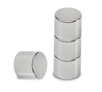 MAUL Imán de neodimio, diámetro de 33 x 10 mm (4 Unidades), Fuerte (0,8 kg) de Silicona, imanes con diseño Elegante y Moderno, imanes para Pizarra magnética, Pizarra Blanca y frigorífico, Multicolor