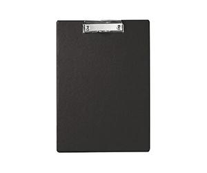 Maul - juego de 12 portapapeles cartón plastificado A4, Negro