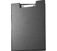 Maul - juego de 12 portapapeles con tapa Cartón Plastificado A4, Negro