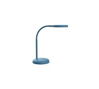 MAUL Lámpara de mesa LED MAULjoy azul orientable luz cálida oficina | ambiente acogedor, enfoque flexible, base estable, manejo cómodo, formato compacto, fuente reemplazable