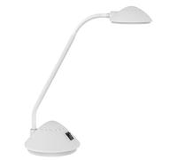 MAUL Lámpara de mesa MAULarc LED blanca para oficina y estudio