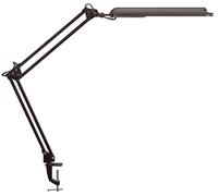 MAUL Lámpara de pinza MAULatlantic LED negra para escritorio