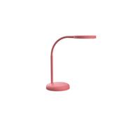 MAUL lampara escritorio MAULjoy 26 x 13.7 x 33.5 cm | Pequeña lámpara de escritorio con soporte | Lampara de mesa LED moderna para escritorio | Lámpara LED con luz de 3000K | Touch of Rose