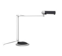 MAUL Lámpara escritorio MAULoffice LED E27 plata con base y pinza