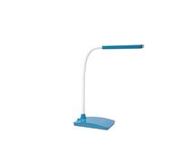 MAUL lampara escritorio MAULpearly 26,5x10,6x37,5 cm | Lampara de escritorio regulable | Lampara de mesa LED moderna para escritorio | Lampara LED con luz de 3000-6500K | Atlantic Blue