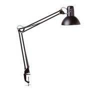 Lámpara de pinza MAULstudy, negra, altura 44 cm, metal