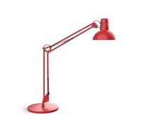 MAUL Lámpara escritorio MAULstudy LED roja E27 con brazo ajustable
