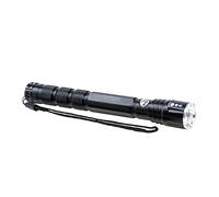 MAUL Linterna LED MAULdion negra compacta con zoom 71 m