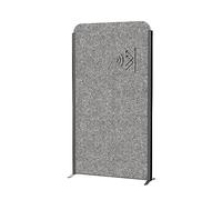MAUL Mampara acústico MAULcocoon 180 x 100 cm, Separador de Habitaciones para Oficina y Escritorio, Separador Independiente con pies, optima como protección Visual y Aislamiento acústico, Fieltro