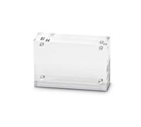 MAUL Marco de Fotos B10 (7,5x5x2 cm) | Marco para Foto de acrílico Marco de Doble Cara para Formato Horizontal y Vertical | Ideal para Fotos y collages | Transparente