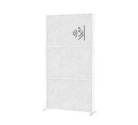 MAUL MAULconnecto, Separador acústico de 180 x 100 cm, para Oficina y Escritorio, Separador Independiente con pies, optima como protección Visual y protección acústica, Fieltro hipoalergénico