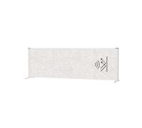 MAUL MAULconnecto - Separador acústico de Mesa (160 x 50 cm, para Escritorio, aparador, Separador de Habitaciones con pies, Fieltro acústico (4000 g/m²) como protección Visual y Aislamiento acústico