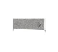 MAUL MAULconnecto, Separador acústico de mesa (160 x 50 cm, para escritorio, en oficina y práctica, con base de sujeción, optima como protección visual y aislamiento acústico, fieltro hipoalergénico