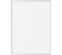 MAUL MAULsolid A0 Marco plegable grande para pósteres, publicidad y fotos, robusto marco A0 con perfil de aluminio de 32 mm, marco de póster en formato vertical, plateado